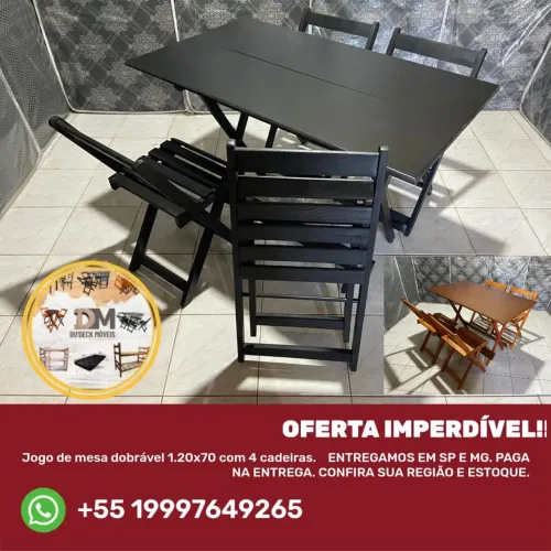 Jogos de mesas dobráveis para seu comércio no atacado chama
