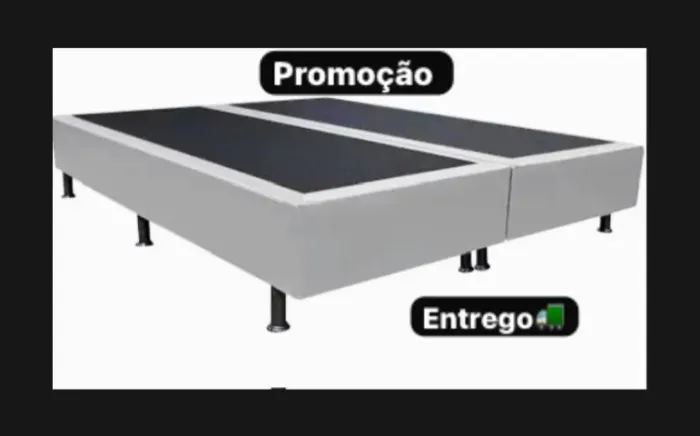 Cama box suporte queen
