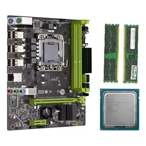 Kit x79 com CPU Xeon E5 2430, 2pcs x 8GB = 16GB, 1600MHz, RAM de memória 12800R DD