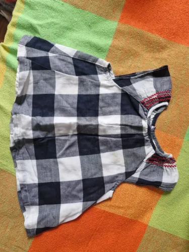 Blusa xadrez, Baby B'Gosh tam 24m