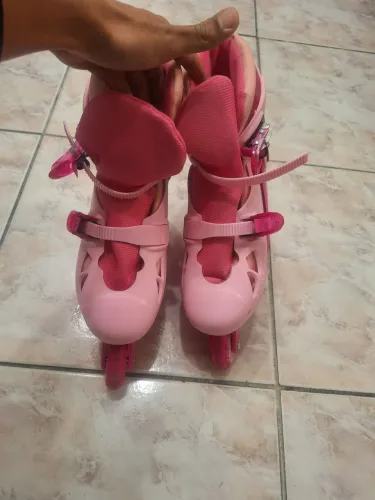 Patins Infantil Rosa - tamanho 38-41
