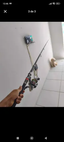 Pesca vara telescópica