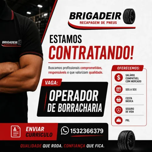 Vaga para Borracheiro
