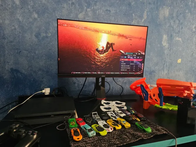Ps4 slim 500gb, acompanha jogo spider man miles morales, manete e cabos.