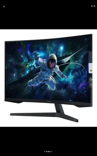 Monitor Gamer Samsung Odyssey G5, 32 ,qhd, 165hz,1ms,hdmi,dp Preto