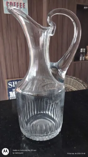 Decanter/jarra vidro para vinho ou suco , estilo retrô