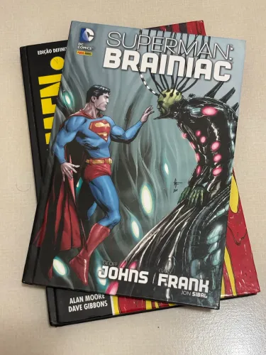 hq superman brainiac capa dura