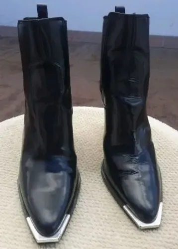 bota schutz cano médio preta 38