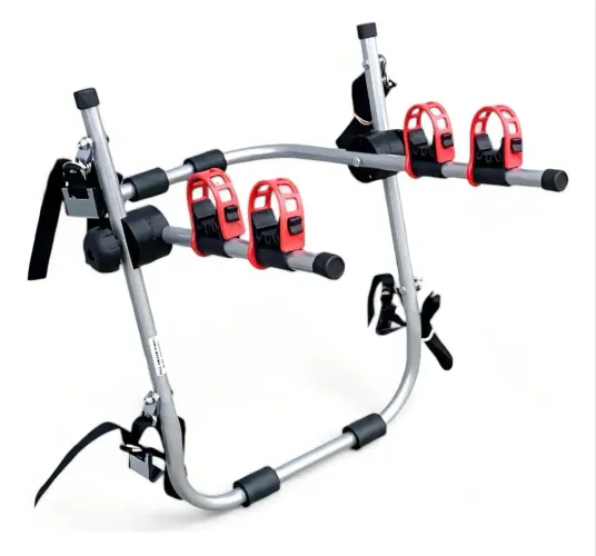 Suporte universal Unic Sports traseiro para 2 bikes de aço carbono