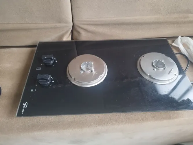 Cooktop elétrico a gás 2 bocas
