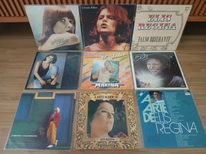 Disco vinil Rita Lee Cássia Eller Marina Adriana e Elis Regina - negociável