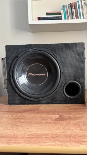 Caixa Subwoofer Pioneer 12pol Cara Preta