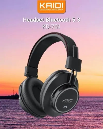 Headphone Kaidi KD-751 Novo na Caixa - Som Potente