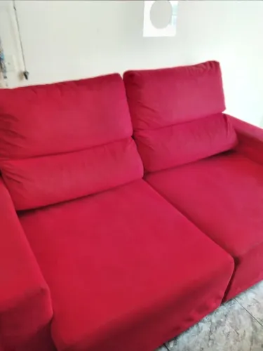 Sofá 3 lugares retrátil e reclinável