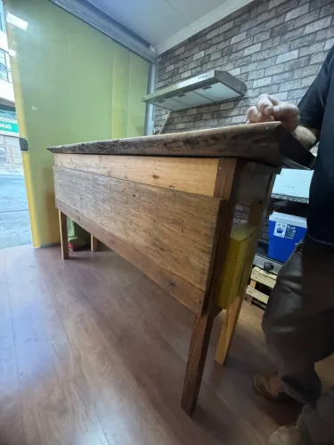 BALCÃO MADEIRA MACIÇA