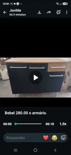 Armário balcão de cozinha semi novo