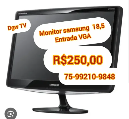 Monitor samsung 18,5