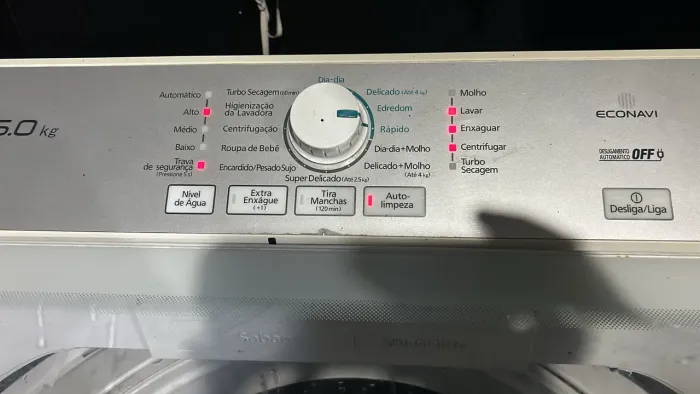 Máquina de lavar roupas 16kg Panasonic