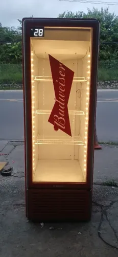 freezer expositor cervejeiro metalfrio Budweiser 127V super novo 
