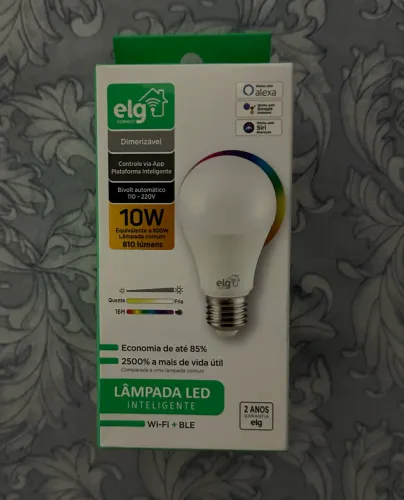 Lâmpada LED Inteligente ELG Connect (10W)