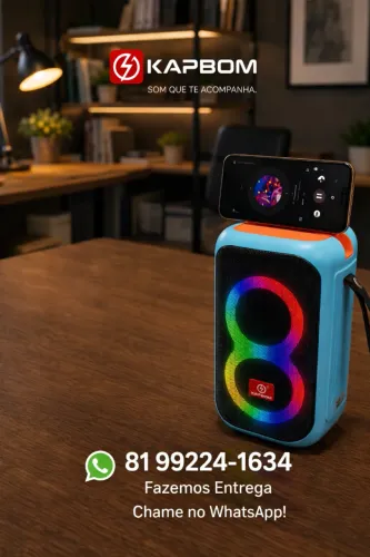 caixa de som bluetooth mini torre  - versatilidade e potência