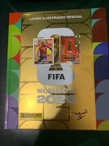 Álbum copa do mundo 2026 durado completo!!!