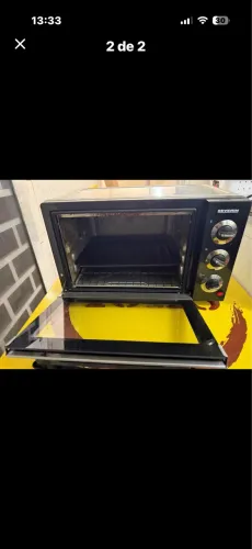 Forno elétrico 220v com 4 resistências sendo que só 2 funcionam.Valor R$80,00