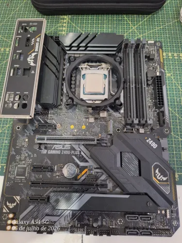 Kit placa mae e processador i5 11500 e z490 tuf