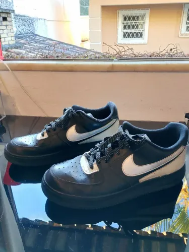 Edição Limitada Nike Air Force 1 x 3M Summit Black (Reflexivo) N43BR
