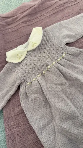 Saída maternidade Vovó Lúcia Roxa