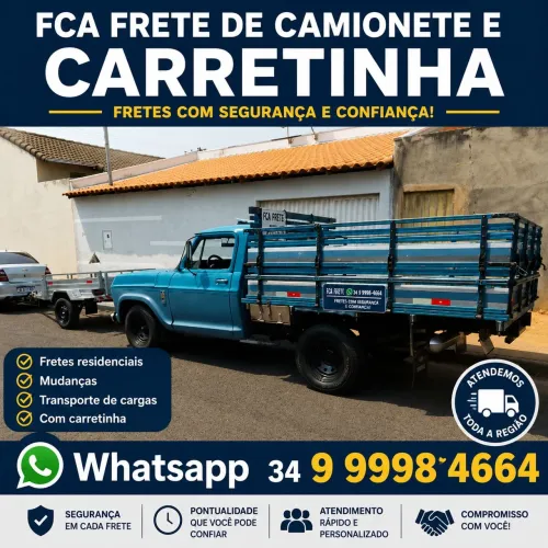 Frete carreto mudança em Uberlândia .