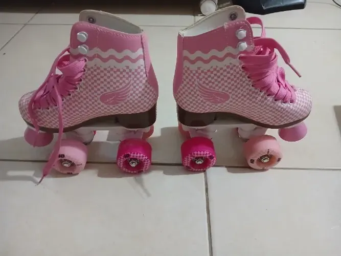 Patins Quad Feminino Hd Hoover Rosa TAM 29 - Moda Confortável