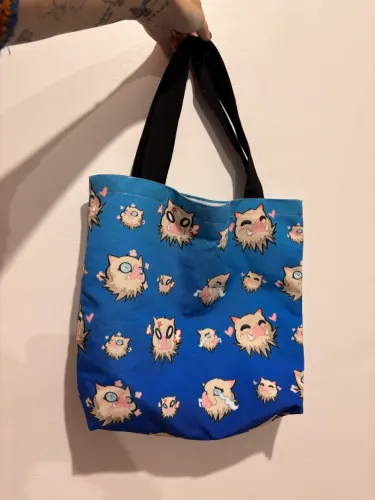 Bolsa de praia do Inosuke Hashibira - Demon Slayer