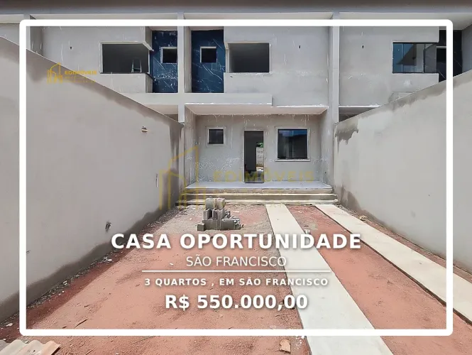Não perca: Casa em São Francisco com quintal privativo e previsão de entrega em 2026!