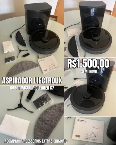 Robô Aspirador Liectrolux G7 Semi novo