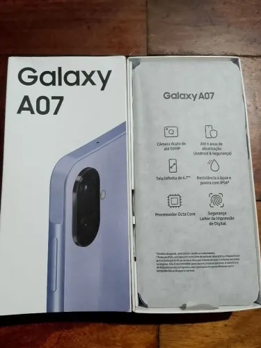 A07 NOVO NUNCA USADO