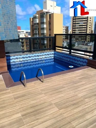 ALUGO apto triplex mobiliado com 204m²- Pituba,4/4 e 2 suítes, sala ampla, 4 wc, cozinha,