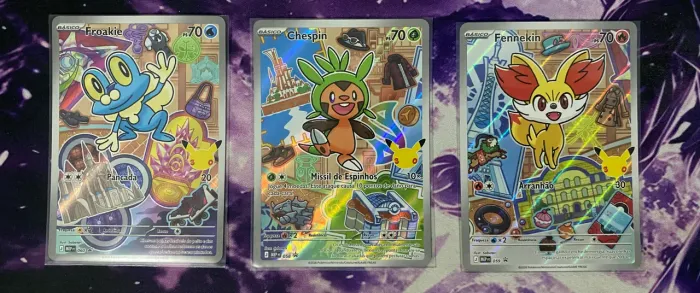 Pokémon TCG- Trio de Kalos - Chespin / Fennekin /Froakie