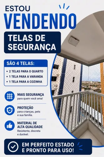 Telas de proteção para apartamento