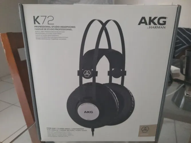 Fone Phone AKG K72 Profissional Studio