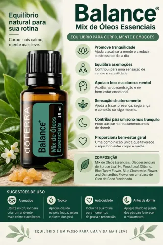 Óleo Essencial Balance doTERRA 15ml 