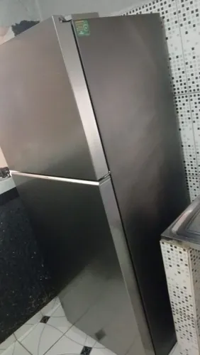 Geladeira inox Samsung