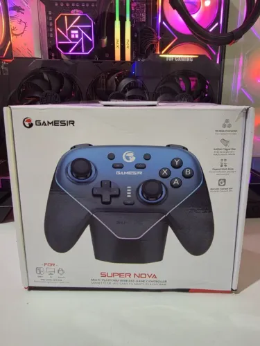 Controle Gamesir Super Nova Sem Fio Para Pc Switch iOS Android Celular Hall Effect Anti Dr