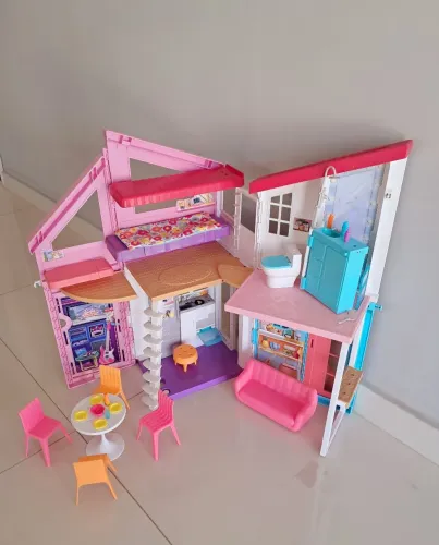 Casa da Barbie Malibu Mattel 90 cm - Estado de Nova- <br>Estado de Nova - Completa - Original