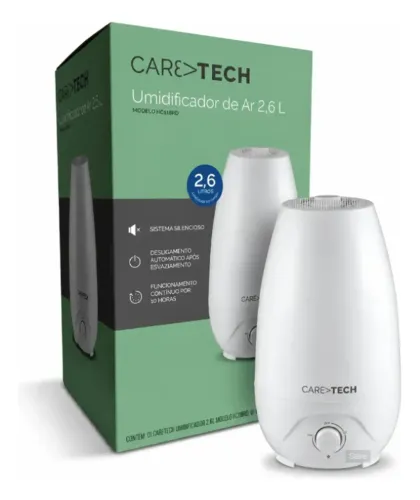 Umidificador De Ar Caretech Easy Air Hc118rd 2,6l