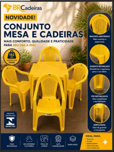 Mesa com poltronas Helena