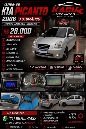 Kia Motors Picanto EX 1.1/1.0/ 1.0 Flex Aut. 2007