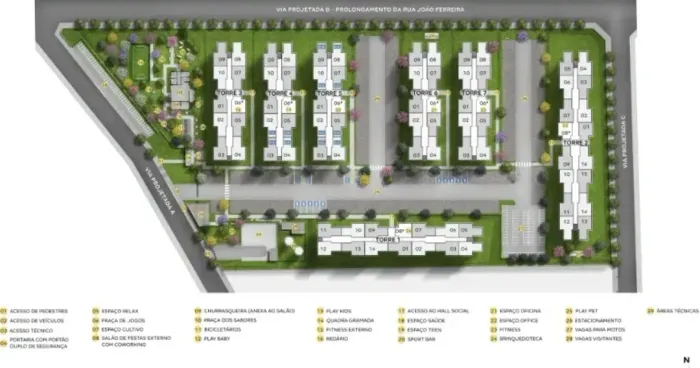 APARTAMENTO NOVO PARA ALUGAR RESERVA DAS GARÇAS 1 | LAGOA REDONDA