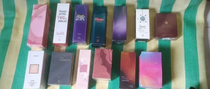 Desapego de lote de 13 perfume Natura e Avon