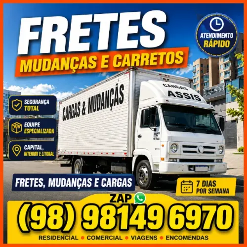 Fretes e Mudanças com Caminhão Baú | Serviço Seguro e Organizado